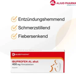 IBUPROFEN AL akut 400 mg Filmtabletten, 20 St