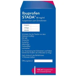 Stada Ibuprofen 40 mg / ml Suspension zum Einnehmen, 100 ml>Kinder Ibuprofen|Fiebermittel Kinder