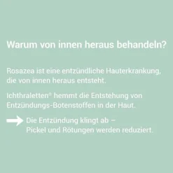 Ichthraletten® 200 mg Tabletten bei Rosazea, 168 St