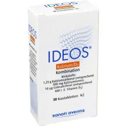 IDEOS® 500mg/ 400 I.E. Kautabletten, 30 St