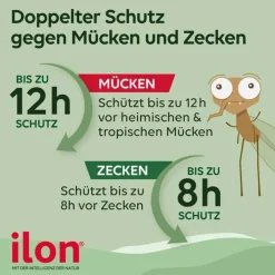 Ilon Insektenschutzspray, 100 ml> Zeckenspray|Mückenspray
