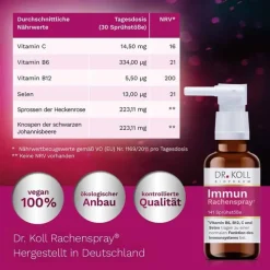 Dr. Koll Immun Rachenspray Gemmo Komplex Vit.B6 B12, 20 ml><noscript><img width=