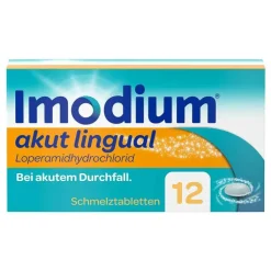Imodium akut lingual – Soforthilfe bei akutem Durchfall, 12 St