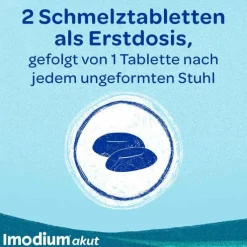 Imodium akut lingual – Soforthilfe bei akutem Durchfall, 12 St