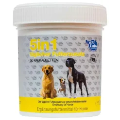 5IN1 täglicher Futterzusatz Kautabletten für Hunde, 50 St