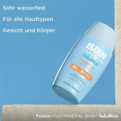 Isdin Fotoprotector Pediatrics Fusion Fluid Mineral Baby SPF 50, 50 ml