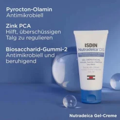 Isdin Nutradeica Gel-Creme Gesicht, 50 ml><noscript><img width=