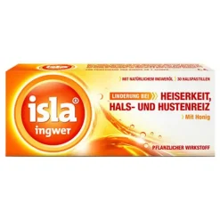 Isla ® ingwer Pastillen, 30 St> Husten & Halsbonbons|Hustenstiller