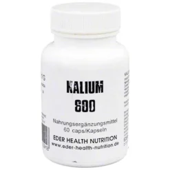 Eder Health Nutrition Kalium 600 Kapseln, 60 St> Kalium