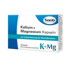 Twardy Kalium + Magnesium Kapseln, 60 St> Kalium