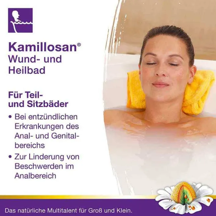 Kamillosan ® Wund- und Heilbad, 500 ml> Hämorrhoiden Salbe|Wund- & Heilsalbe