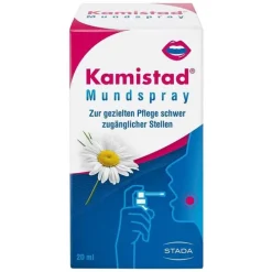 Kamistad ® Mundspray bei Zahnfleischentzündungen und Aphten, 20 ml> Mundpflege|Für Zahnprothesen