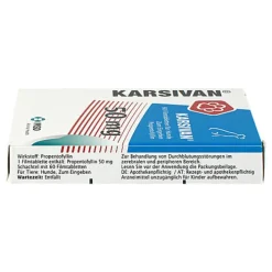Karsivan ® 50 mg Filmtabletten für Hunde, 60 St><noscript><img width=