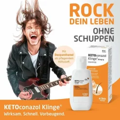 Klinge KETOconazol ® Shampoo 20 mg/g, 60 ml> Anti Schuppen Shampoo|Hautpilz Creme