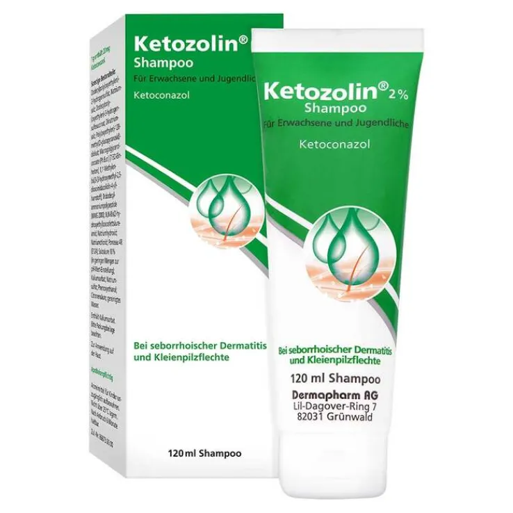Ketozolin 2 % Shampoo, 120 ml