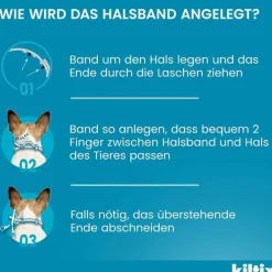 Kiltix für mittelgroße Hunde Halsband, 1 St