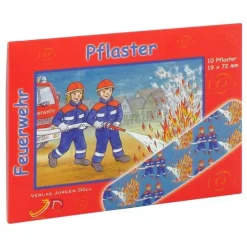 Kinderpflaster Feuerwehr Briefchen, 10 St>Kinder Kinderpflaster