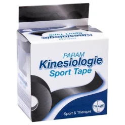 Kinesiologie Sport Tape 5 cm x 5 m schwarz, 1 St> Kinesio Tape