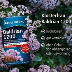 Klosterfrau Baldrian 1200 Tabletten, 30 St> Baldrian