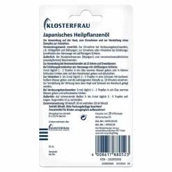 Klosterfrau Japanisches Heilpflanzenöl, 20 ml> Inhalate