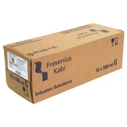 Fresenius Kabi Kochsalzlösung 0,9% Glasflasche Fresenius, 10X500 ml> Kochsalzlösung