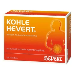 Hevert Kohle Tabletten, 100 St>Kinder Mittel Gegen Durchfall & Erbrechen|Durchfallmittel