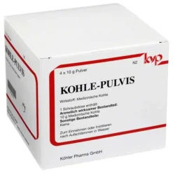 Köhler Kohle pulvis Pulver, 4X10 g> Mittel Gegen Durchfall & Erbrechen