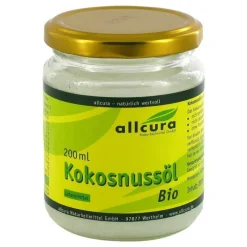 Allcura Kokosnussöl Bio, 200 ml> Speiseöle