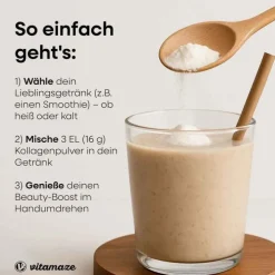 Kollagen Pulver + Biotin + Vitamin C, 480 g><noscript><img width=