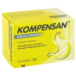 KOMPENSAN® 340mg Tabletten – Bei Sodbrennen , 100 St