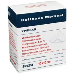 Kompressen Ypsisan 10x10cm s, 25X2 St