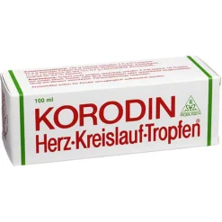 Korodin ® Tropfen bei Kreislaufstörungen und Schwindelanfällen, 100 ml> Niedriger Blutdruck