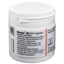 Kreon 10.000 Hartkapseln mit magensaftresistent überzogene Pellets, 200 St
