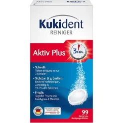 Kukident Aktiv Plus Tabs, 99 St> Für Zahnprothesen