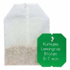 Kurkuma Tee Lemongras & Blüten Bio Salus Fbeutel , 15 St