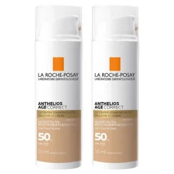La Roche Posay Anthelios Age Correct getönte Creme LSF 50, 2x50 ml