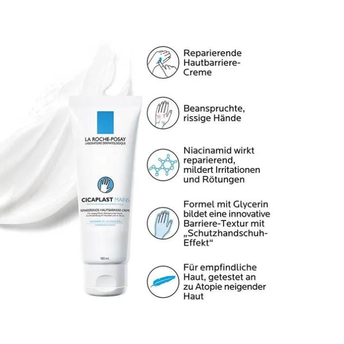 La Roche Posay Cicaplast Handcreme, 100 ml> Handcreme|Hauttypen