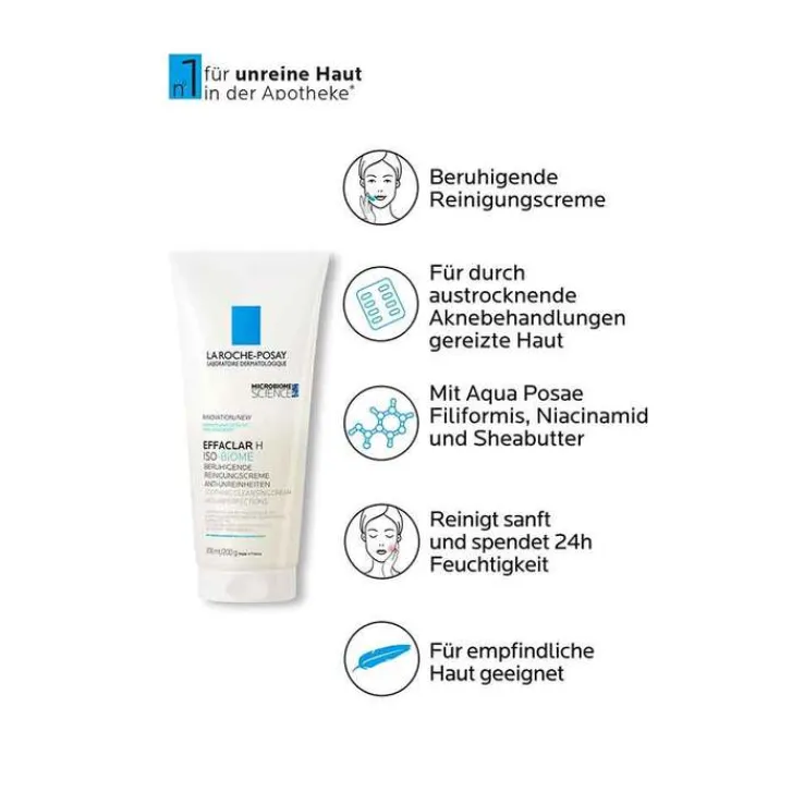 La Roche Posay Effaclar H Iso-Biome Reinigungscreme, 200 ml