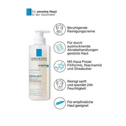 La Roche Posay Effaclar H Iso-Biome Reinigungscreme, 390 ml><noscript><img width=