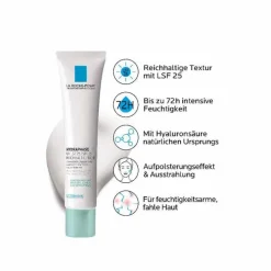 La Roche Posay Hydraphase HA UV Creme reichhaltig LSF 25, 40 ml><noscript><img width=