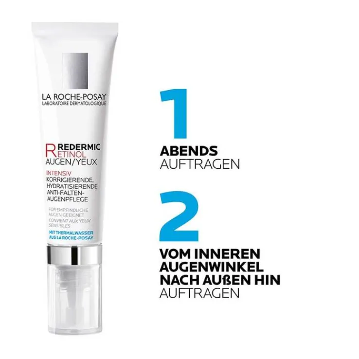 La Roche Posay Redermic Retinol Augen Anti-Falten Augenpflege, 15 ml