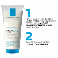 La Roche-Posay Lipikar Syndet AP+ Reinigungs-Cremegel, 200 ml