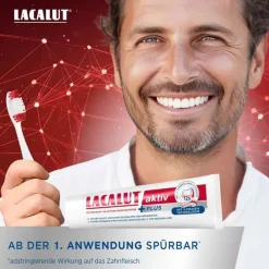 Lacalut aktiv Plus Zahncreme, 75 ml