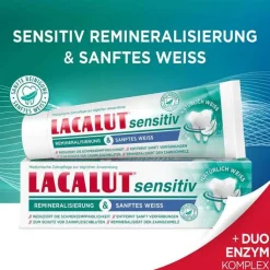Lacalut sensitiv Remineralisierung & sanftes Weiß, 75 ml