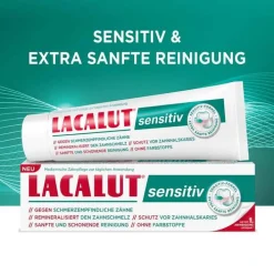 Lacalut sensitiv Zahncreme, 75 ml><noscript><img width=
