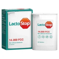 Lactostop 14.000 FCC Tabletten im Spender, 80 St> Laktase