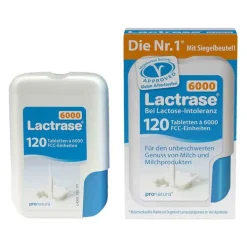 Lactrase 6.000 FCC Tabletten im Klickspender, 120 St