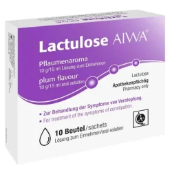 AIWA Lactulose Pflaumenaroma 10 g/15 ml Lösung zum Einnehmen, 10X15 ml> Abführmittel
