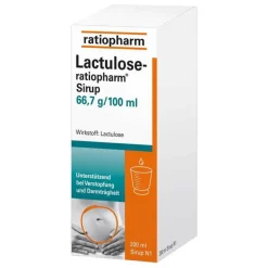 Ratiopharm Lactulose- Sirup, 200 ml> Abführmittel