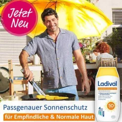 Ladival empfindliche & normale Haut Lotion LSF 50 + , 200 ml><noscript><img width=